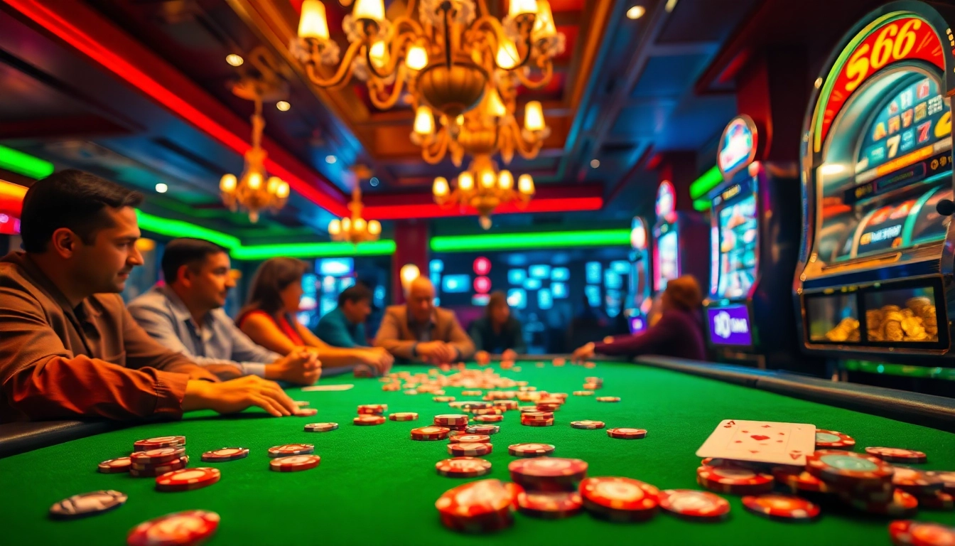 Experience the thrilling atmosphere of casino table games like poker, where s666 chips capture every intense moment.