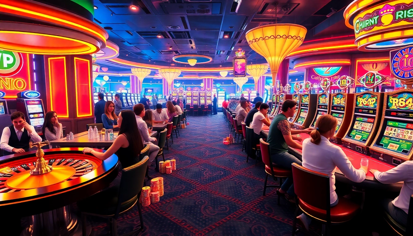 Experience the thrill at casino C168 with vibrant gaming activities, exciting games, and joyful players.